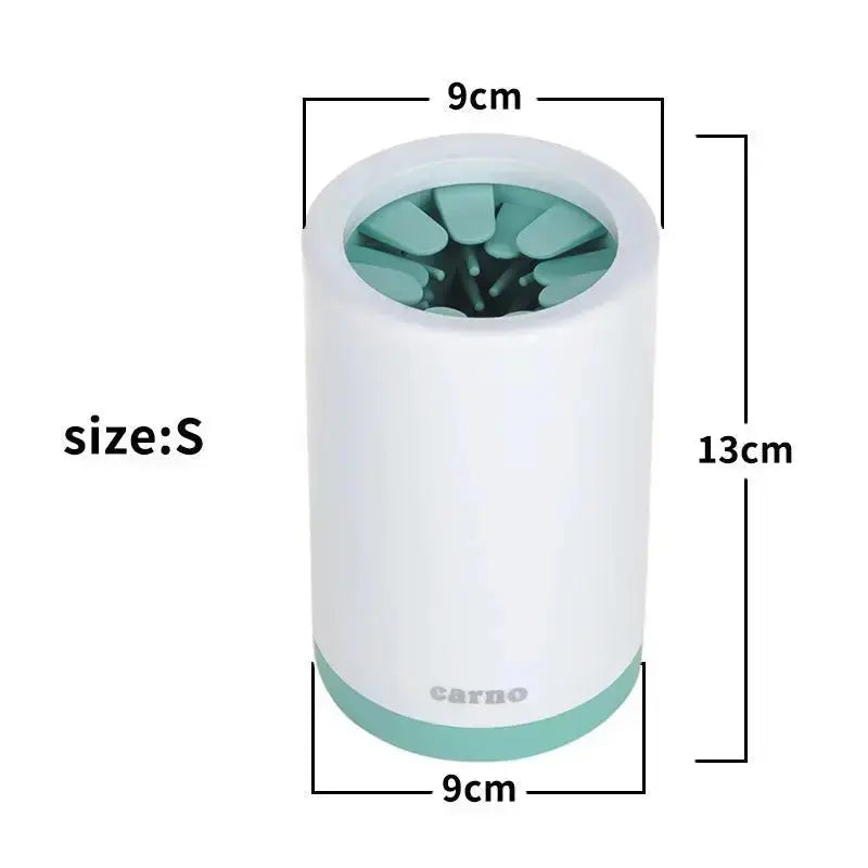 Portable Pet Paw Cleaner Cup Soft Silicone Comb - Petcare