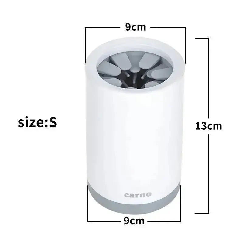 Portable Pet Paw Cleaner Cup Soft Silicone Comb - Petcare