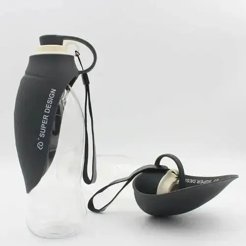 Portable Pet Water Dispenser Feeder Leak Proof - Black - Petcare
