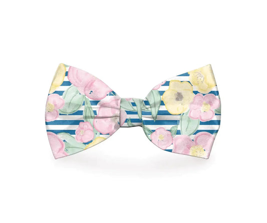 Preppy Pet Floral Dog Bow Tie - Leashes Collars & Petwear