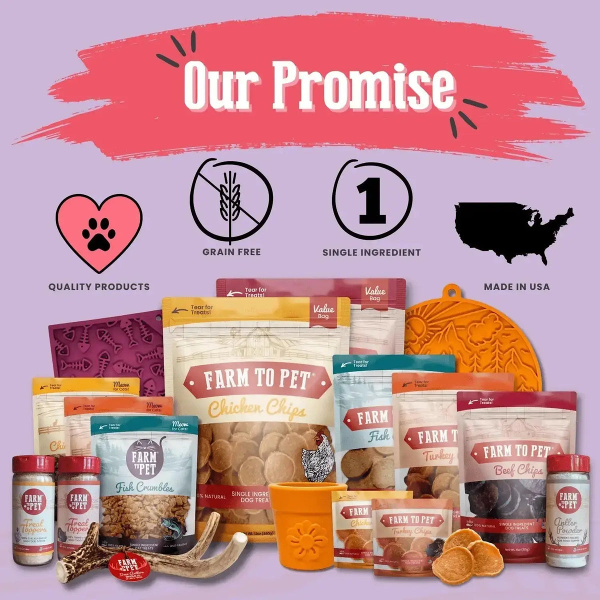Puppy Love Chicken and Turkey Dog Treats | Poultry Chip Variety Pack - Chip