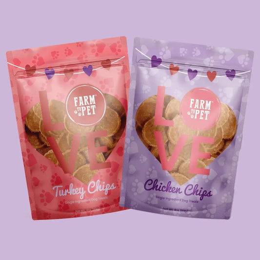 Puppy Love Chicken and Turkey Dog Treats | Poultry Chip Variety Pack - Chicken & Turkey Duo - Chip
