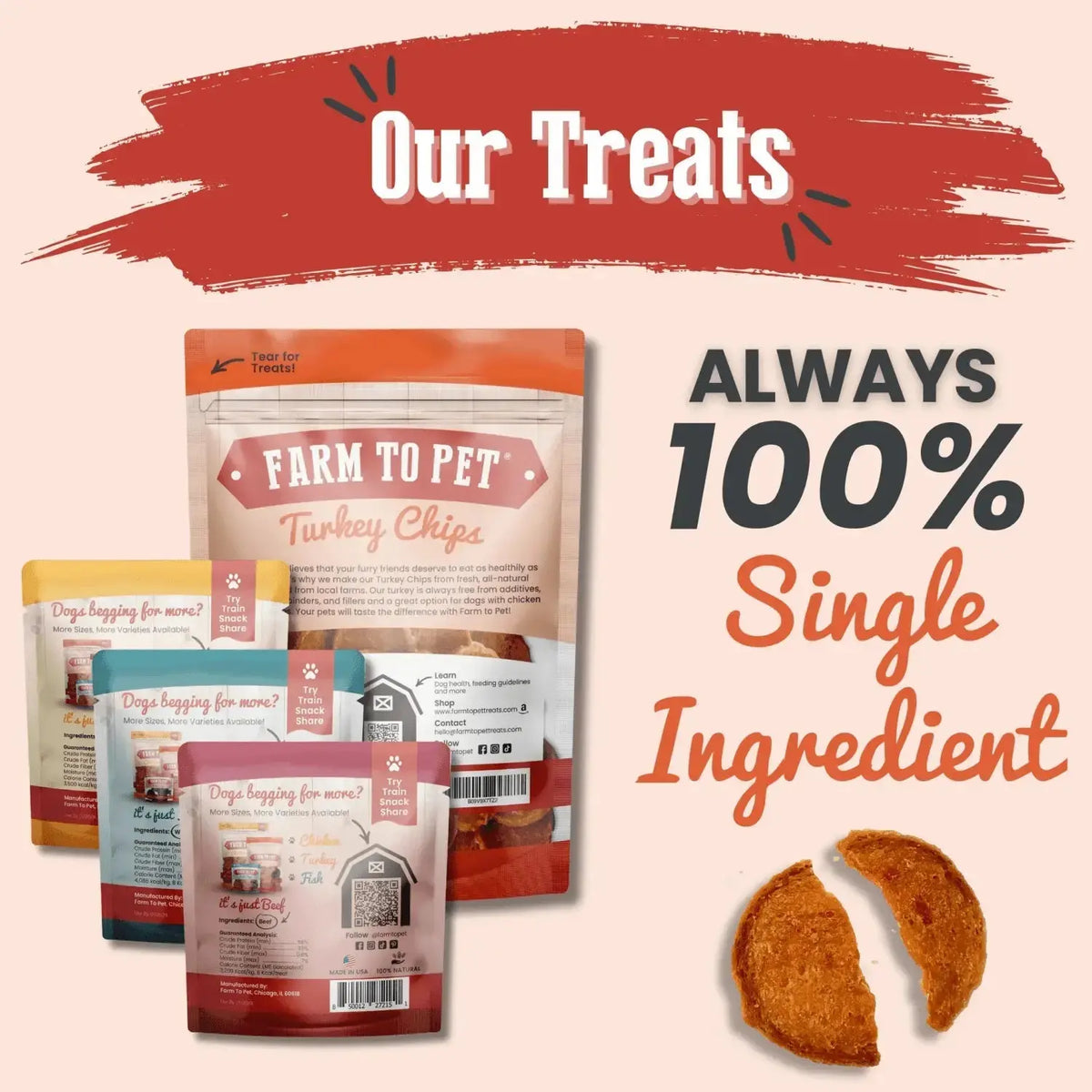 Puppy Packs ’n Snacks Dog Treat Starter Pack | Puppy Training Treats - Bundle