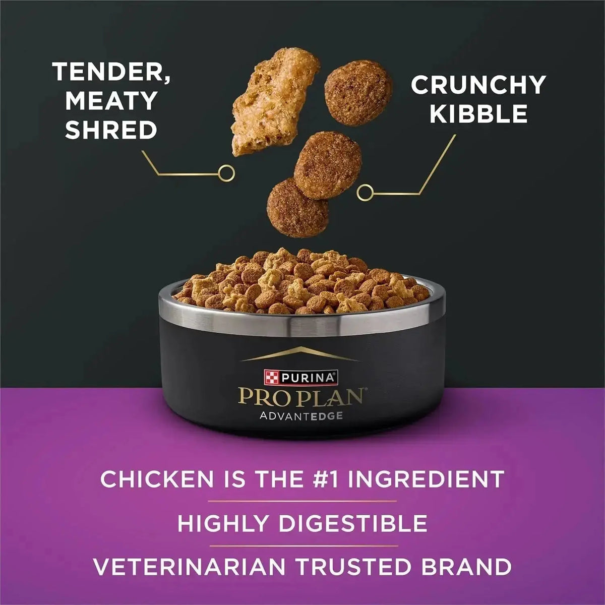Purina Pro Plan Advantedge Senior Support 7+ Dry Dog Food, 3.5 Lb Bag