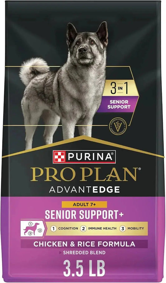 Purina Pro Plan Advantedge Senior Support 7+ Dry Dog Food, 3.5 Lb Bag