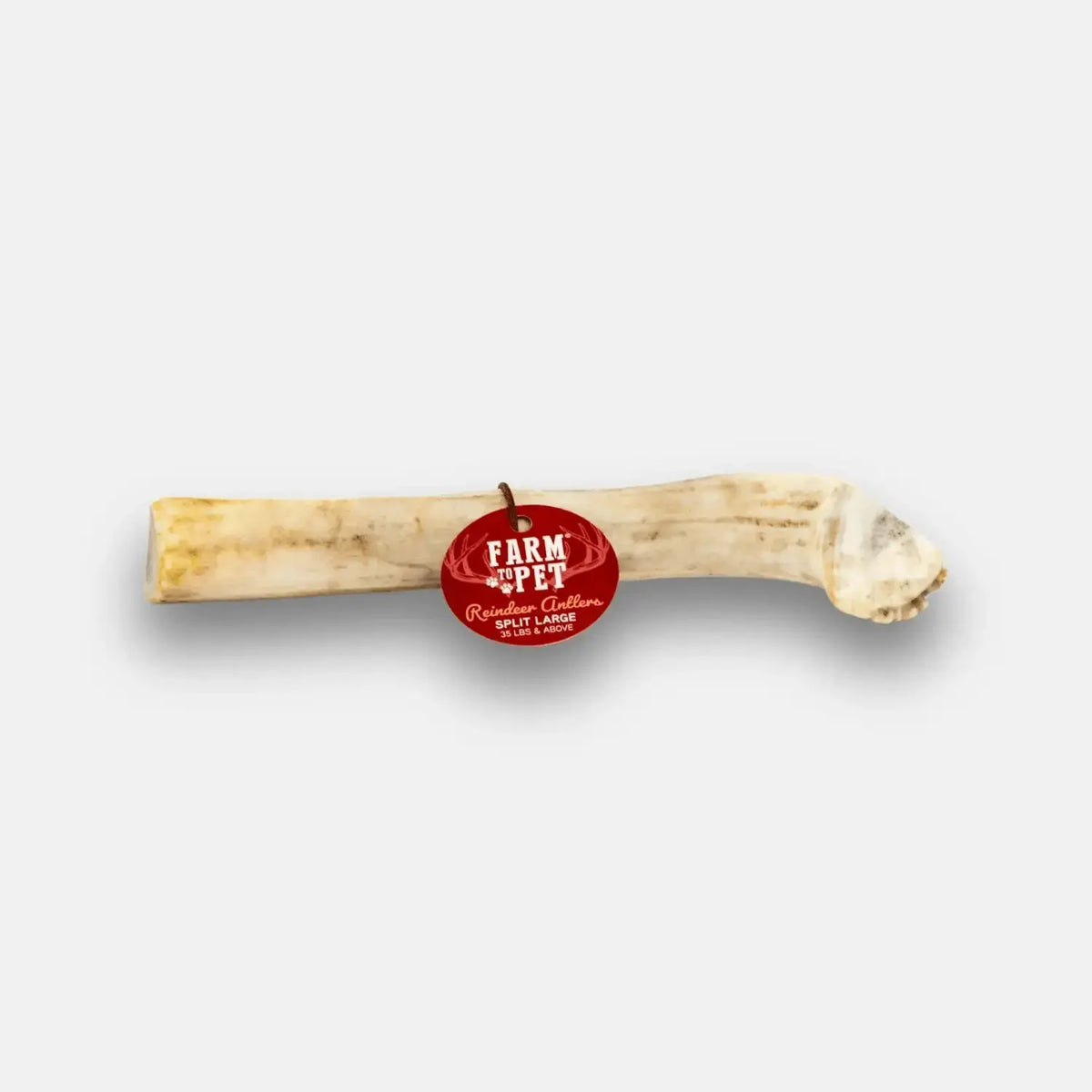 Reindeer Antler Dog Chews | Organic Chews for Dogs - Split / Large (35+ LBS) - Antler Dog Chew