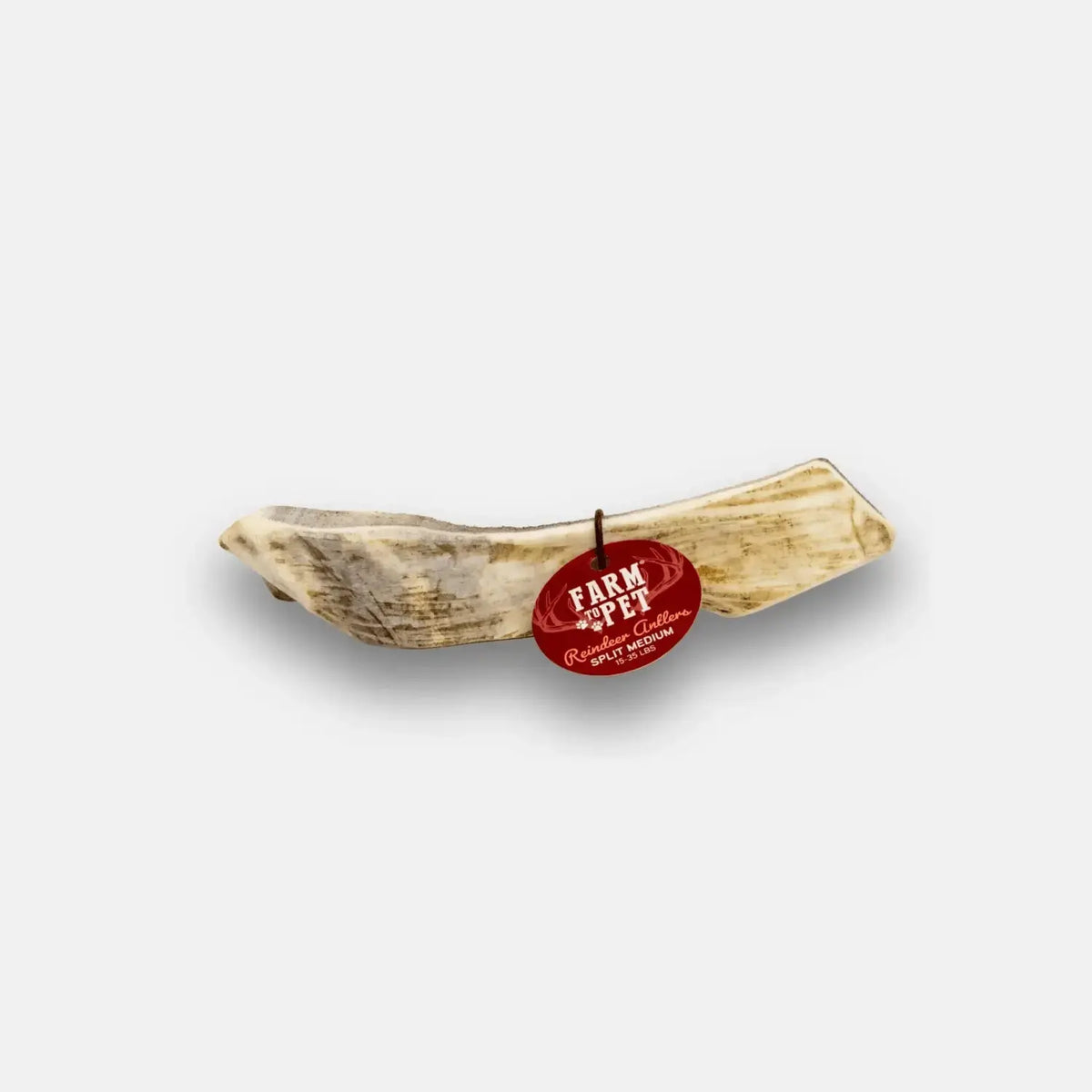 Reindeer Antler Dog Chews | Organic Chews for Dogs - Split / Medium (15-35 LBS) - Antler Dog Chew