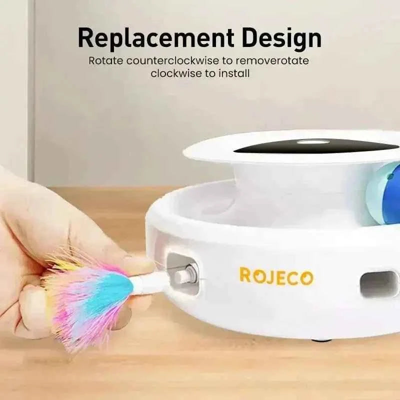 Rojeco Interactive Cat Toy with Five Active Play Modes