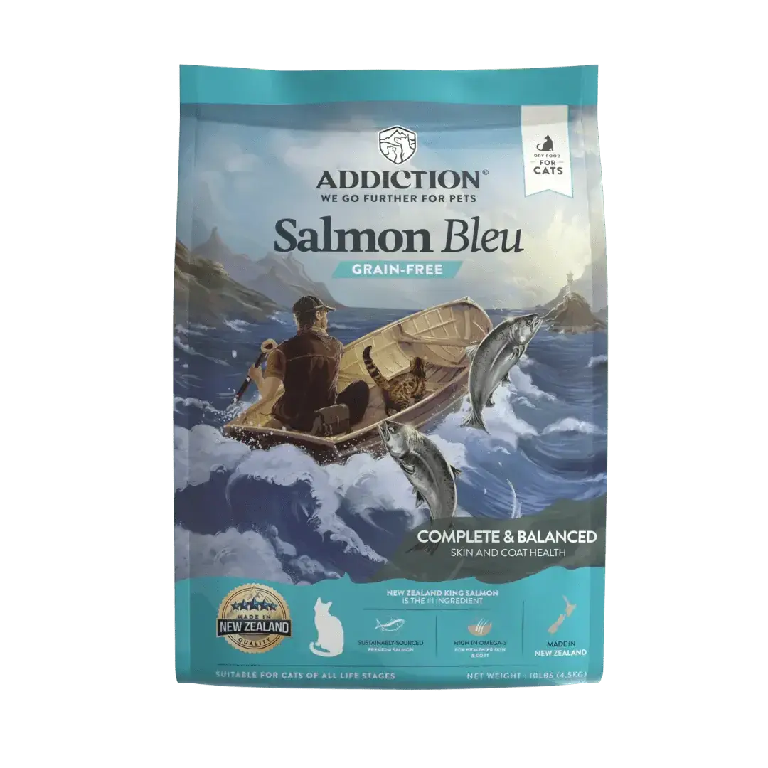 Salmon Bleu Dry Cat Food Addiction Pet Foods USA