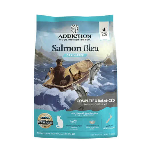 Salmon Bleu Dry Cat Food Addiction Pet Foods USA