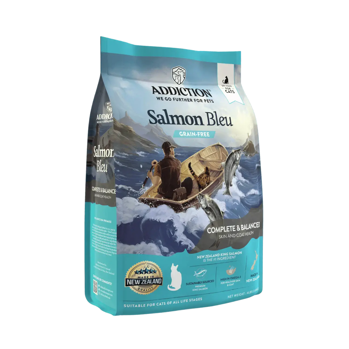 Salmon Bleu Dry Cat Food Addiction Pet Foods USA