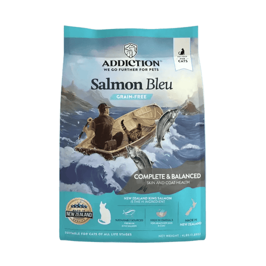 Salmon Bleu Dry Cat Food Addiction Pet Foods USA