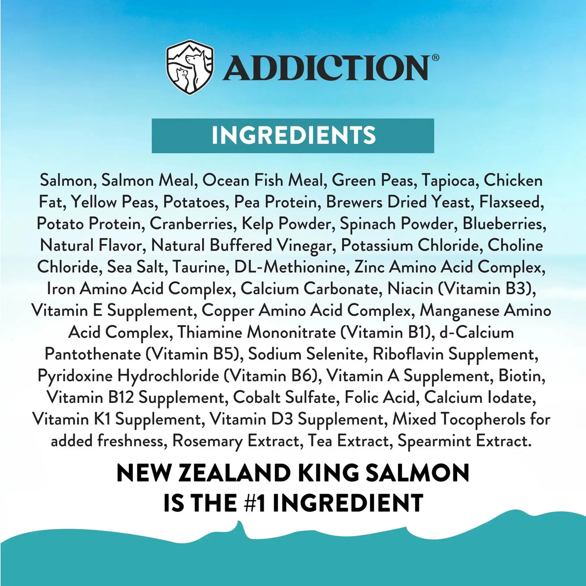 Salmon Bleu Dry Cat Food Addiction Pet Foods USA