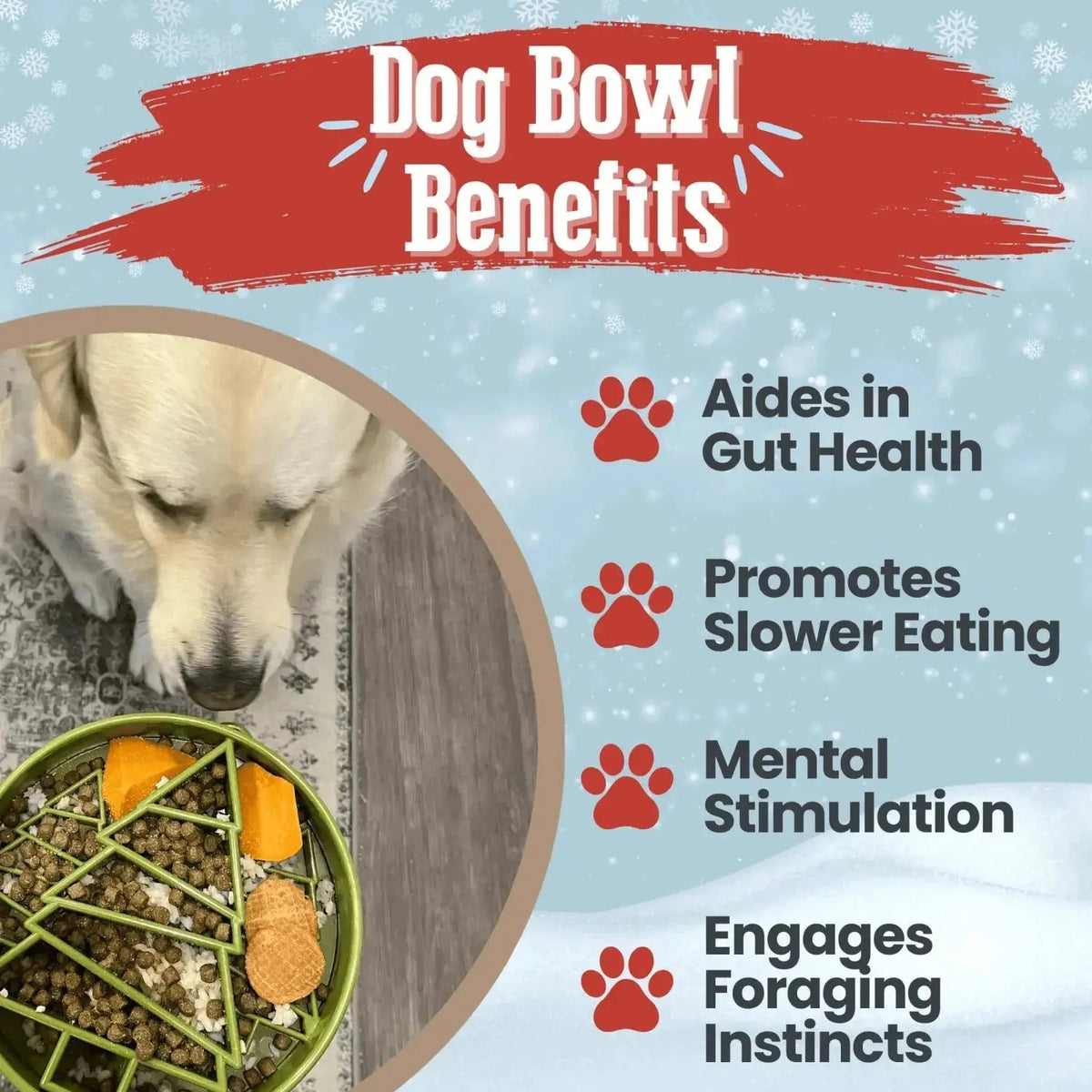 Slow Feeder Dog Bowls - Dog Bowl