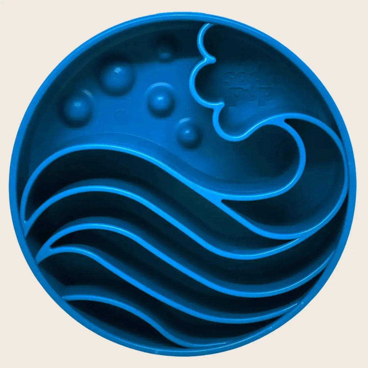 Slow Feeder Dog Bowls - Blue Wave - Dog Bowl