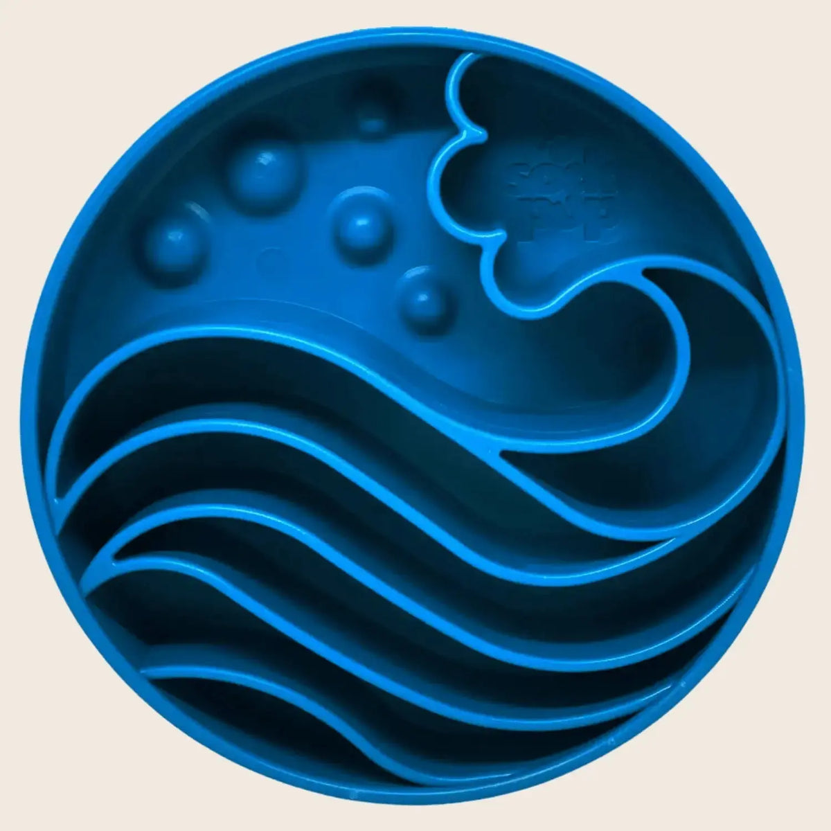 Slow Feeder Dog Bowls - Blue Wave - Dog Bowl