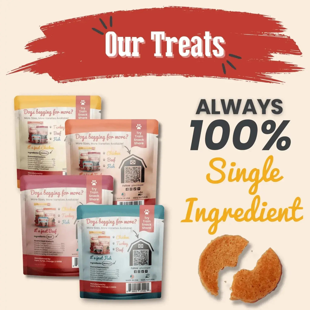 Snack Pack Dog Treat Sampler - Snack Pack