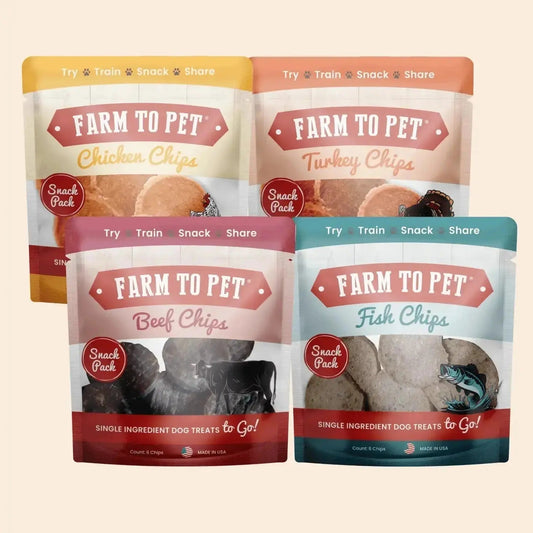 Snack Pack Dog Treat Sampler - 4 Pack - Snack Pack
