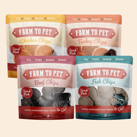 Snack Pack Dog Treat Sampler - 4 Pack - Snack Pack