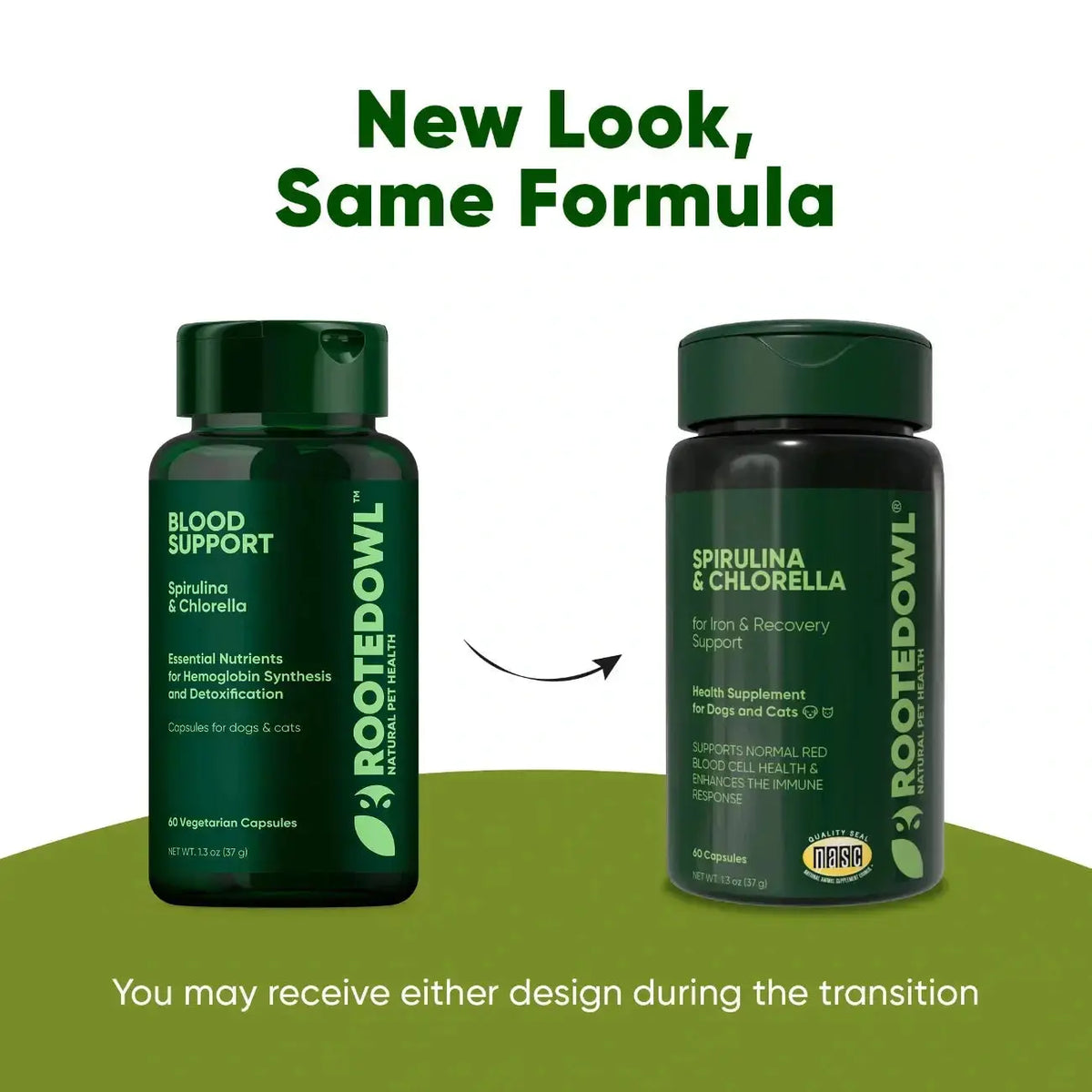 Spirulina & Chlorella Rooted Owl Pet Supplements