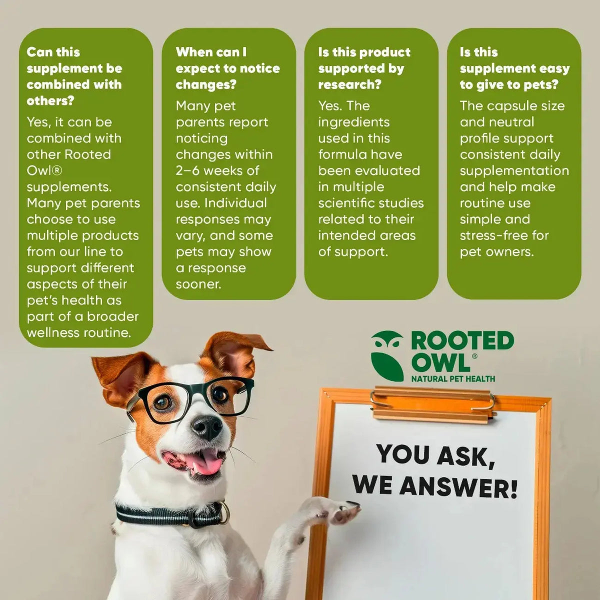 Spirulina & Chlorella Rooted Owl Pet Supplements