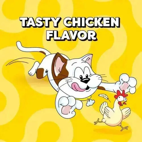 Temptations Jumbo Stuff Crunchy and Soft Cat Treats Tasty Chicken Flavor 14 oz. Tub - Cats