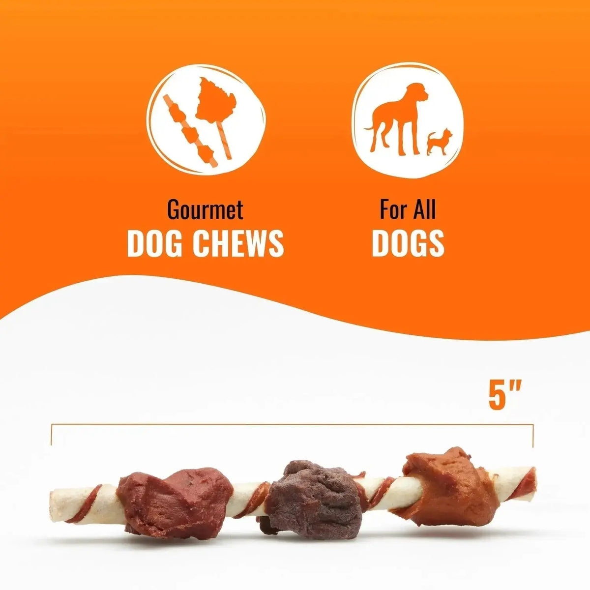 Triple Flavor Kabobs, Rawhide Chews for All Dogs, 48 Oz