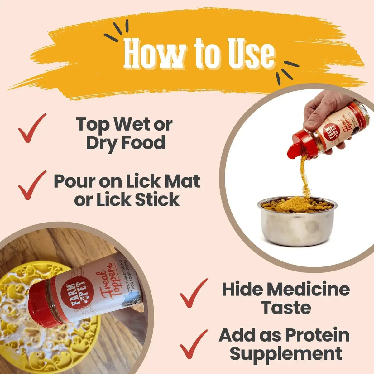 Turkey Dog Food Topper | Healthy Meal Supplement for Dogs - Topper