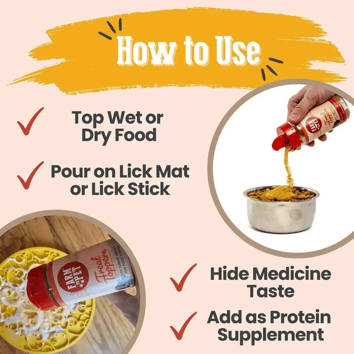 Turkey Dog Food Topper | Healthy Meal Supplement for Dogs - Topper