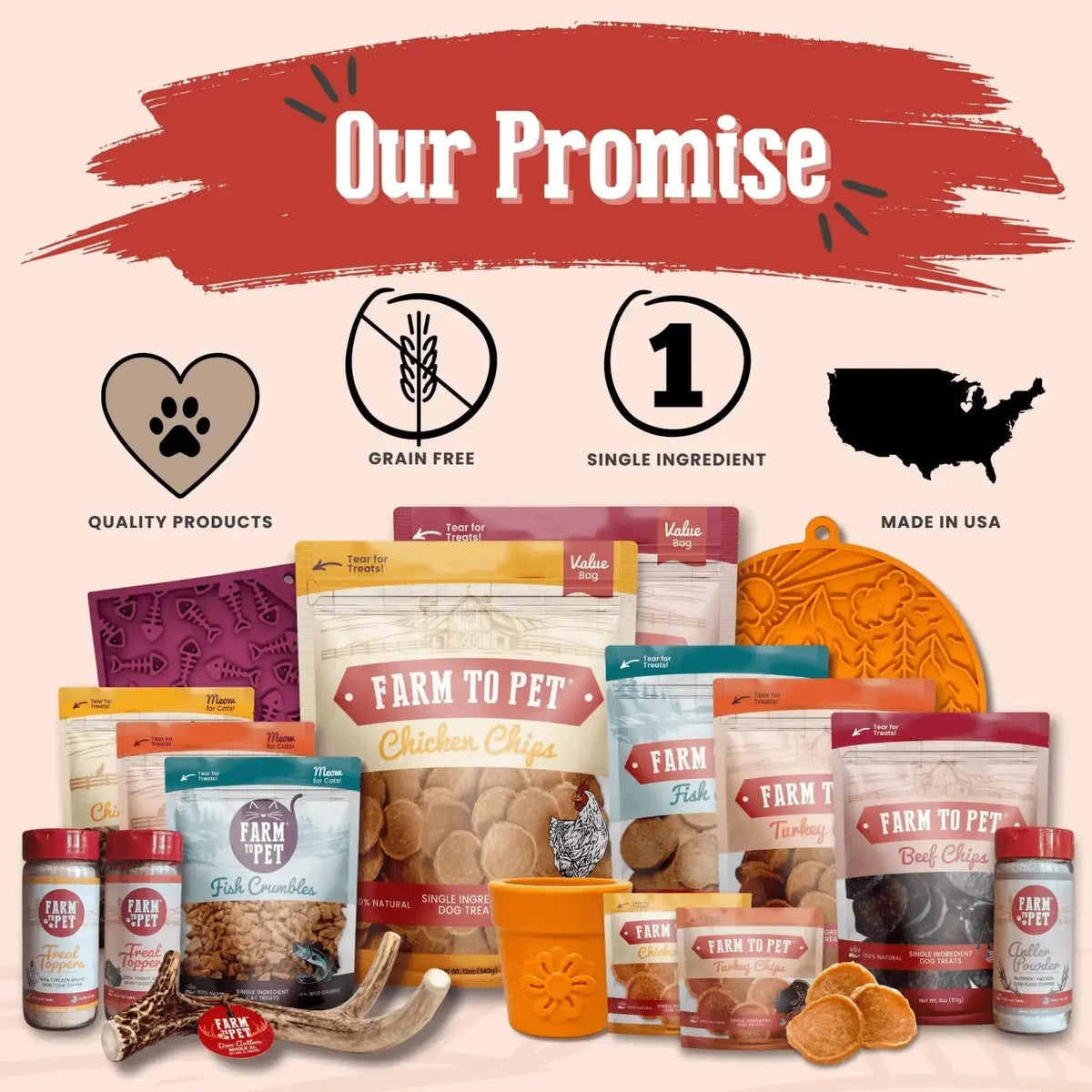 Turkey Dog Treats | All-Natural Single-Ingredient Healthy Dog Treats - Chip