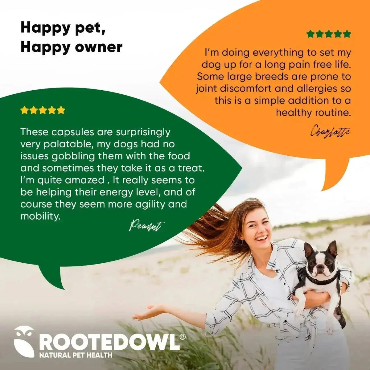 Turmeric Rooted Owl Pet Supplements