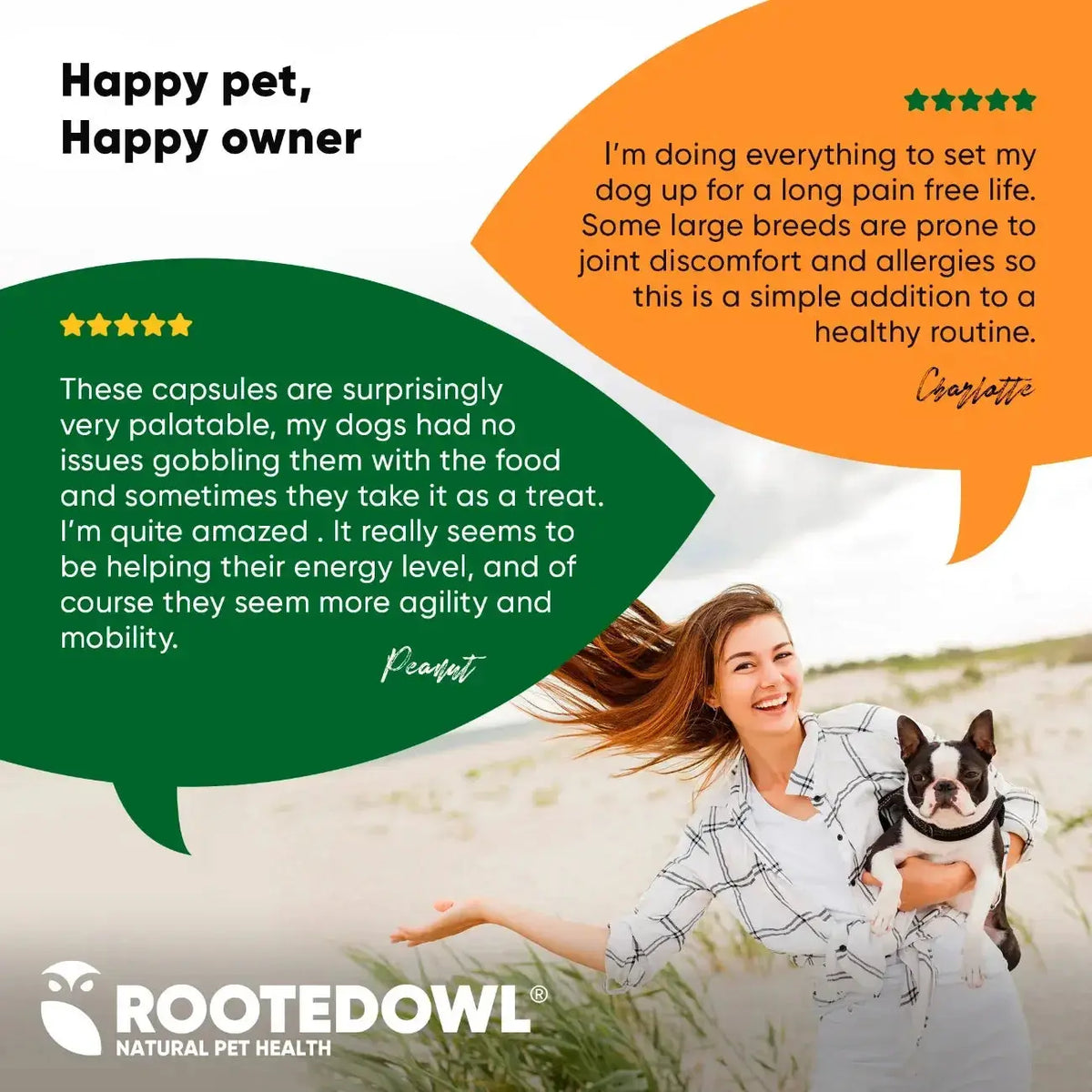 Turmeric Rooted Owl Pet Supplements