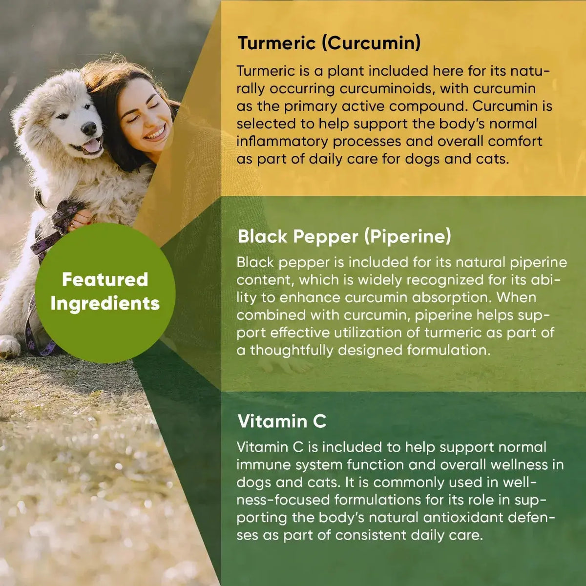 Turmeric Rooted Owl Pet Supplements