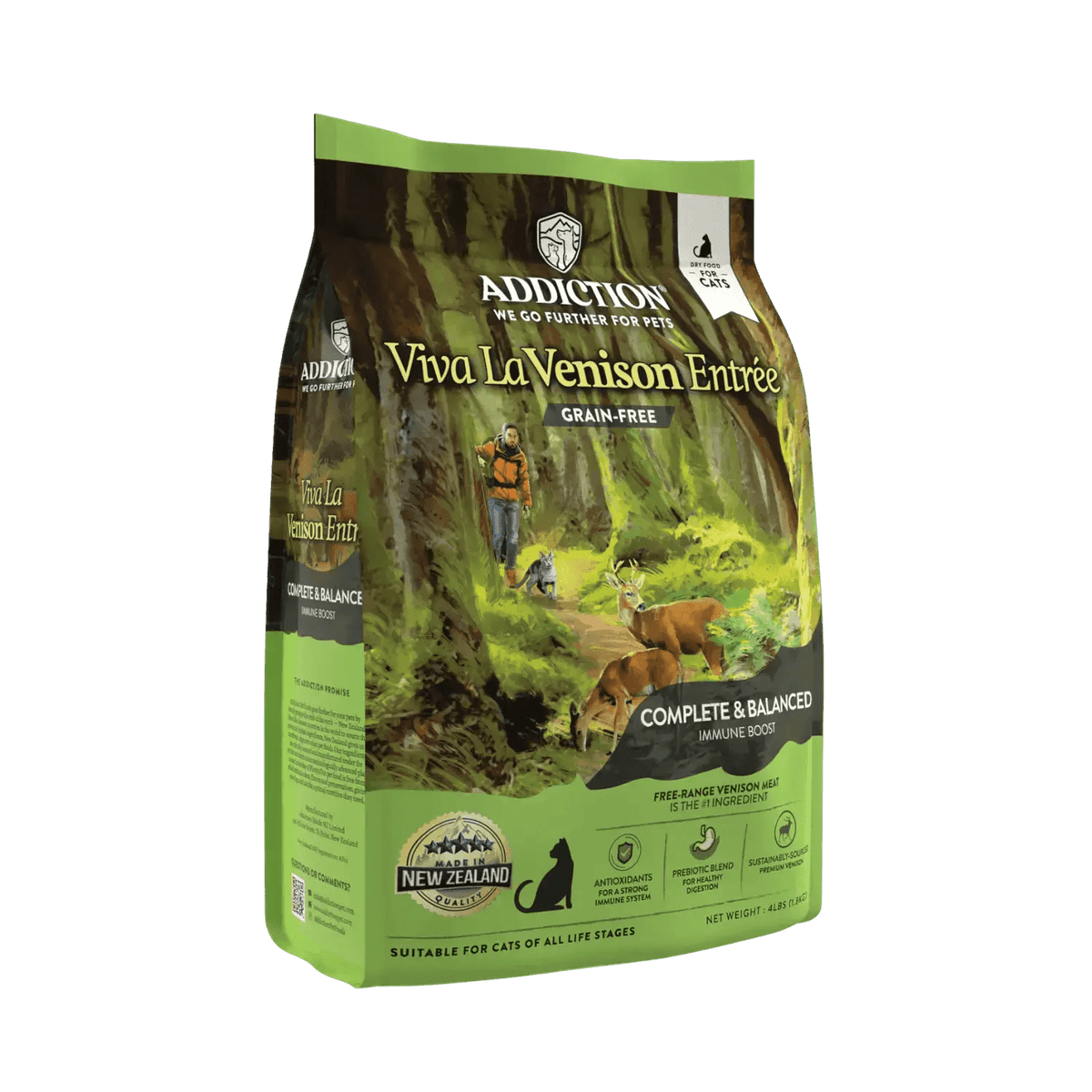 Viva La Venison Dry Cat Food Addiction Pet Foods USA