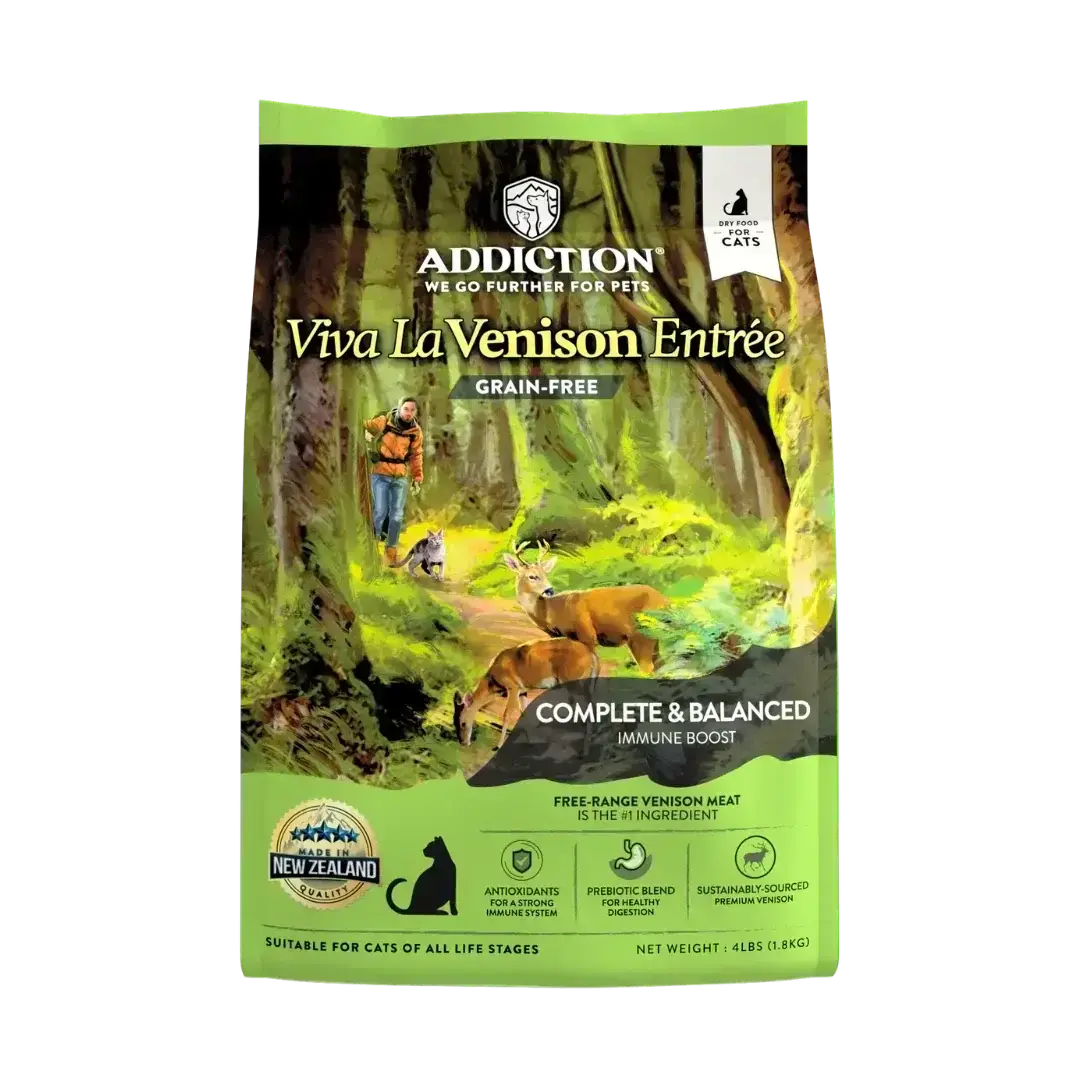 Viva La Venison Dry Cat Food Addiction Pet Foods USA