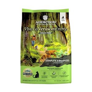 Viva La Venison Dry Cat Food Addiction Pet Foods USA