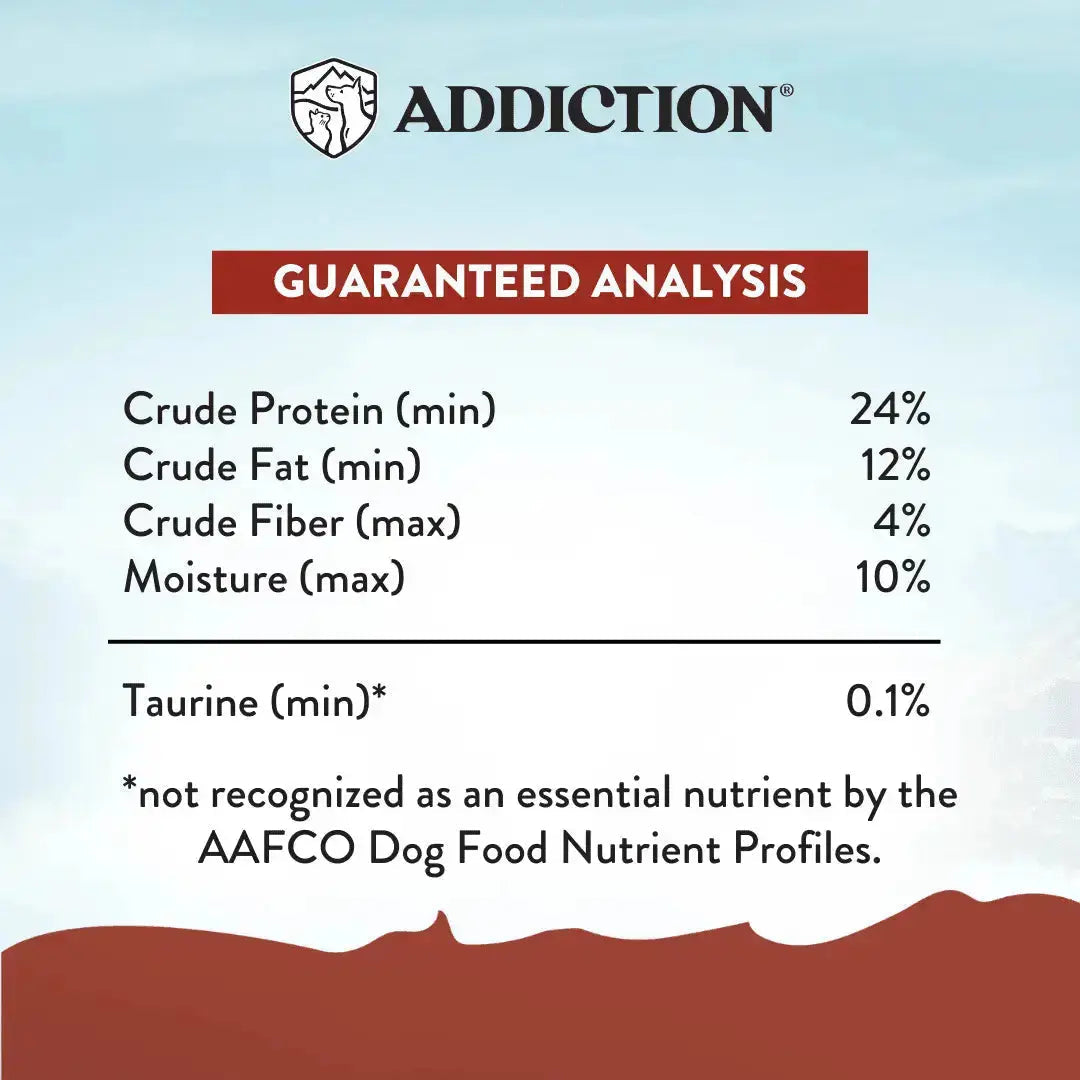 Viva La Venison Dry Dog Food Addiction Pet Foods USA