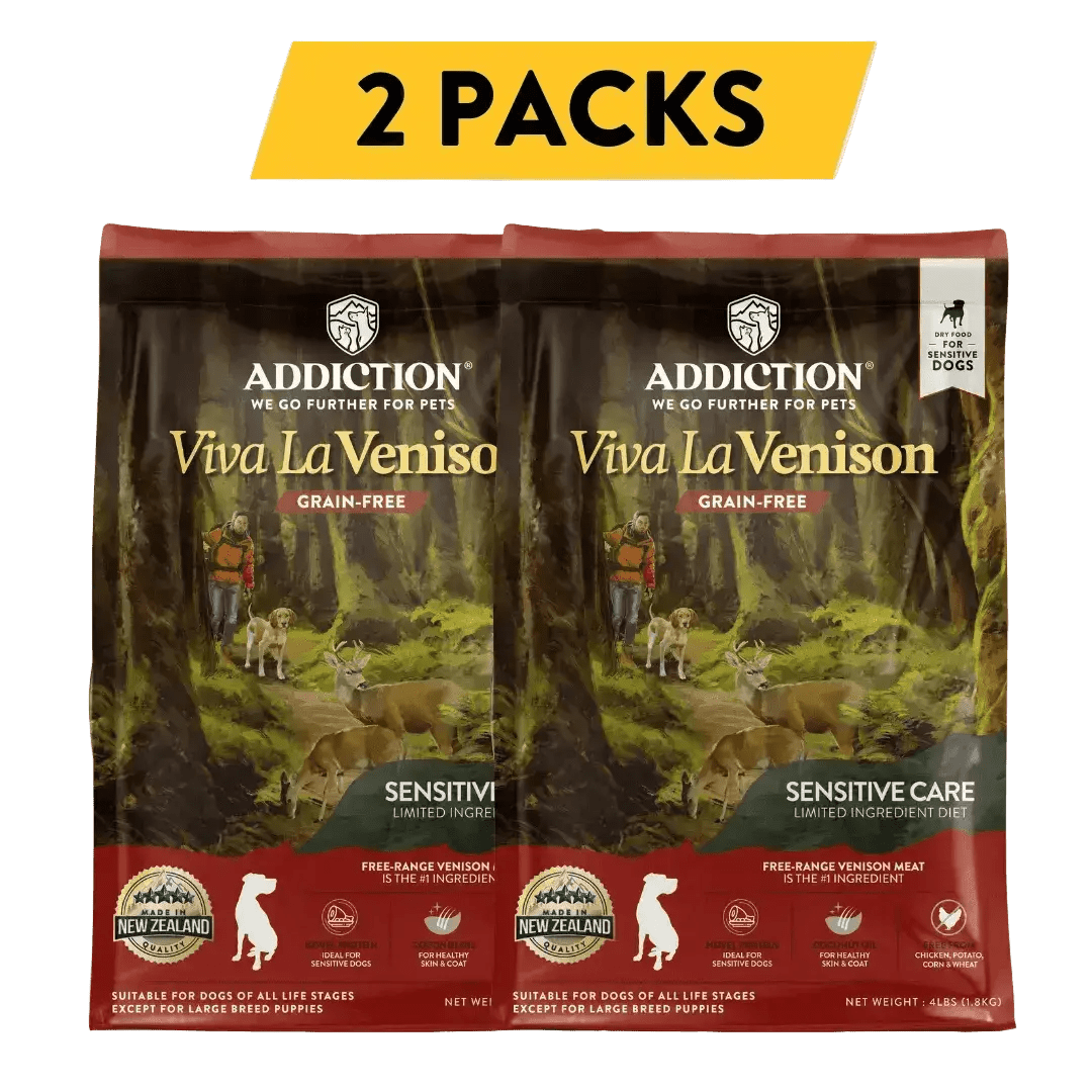 Viva La Venison Dry Dog Food Addiction Pet Foods USA