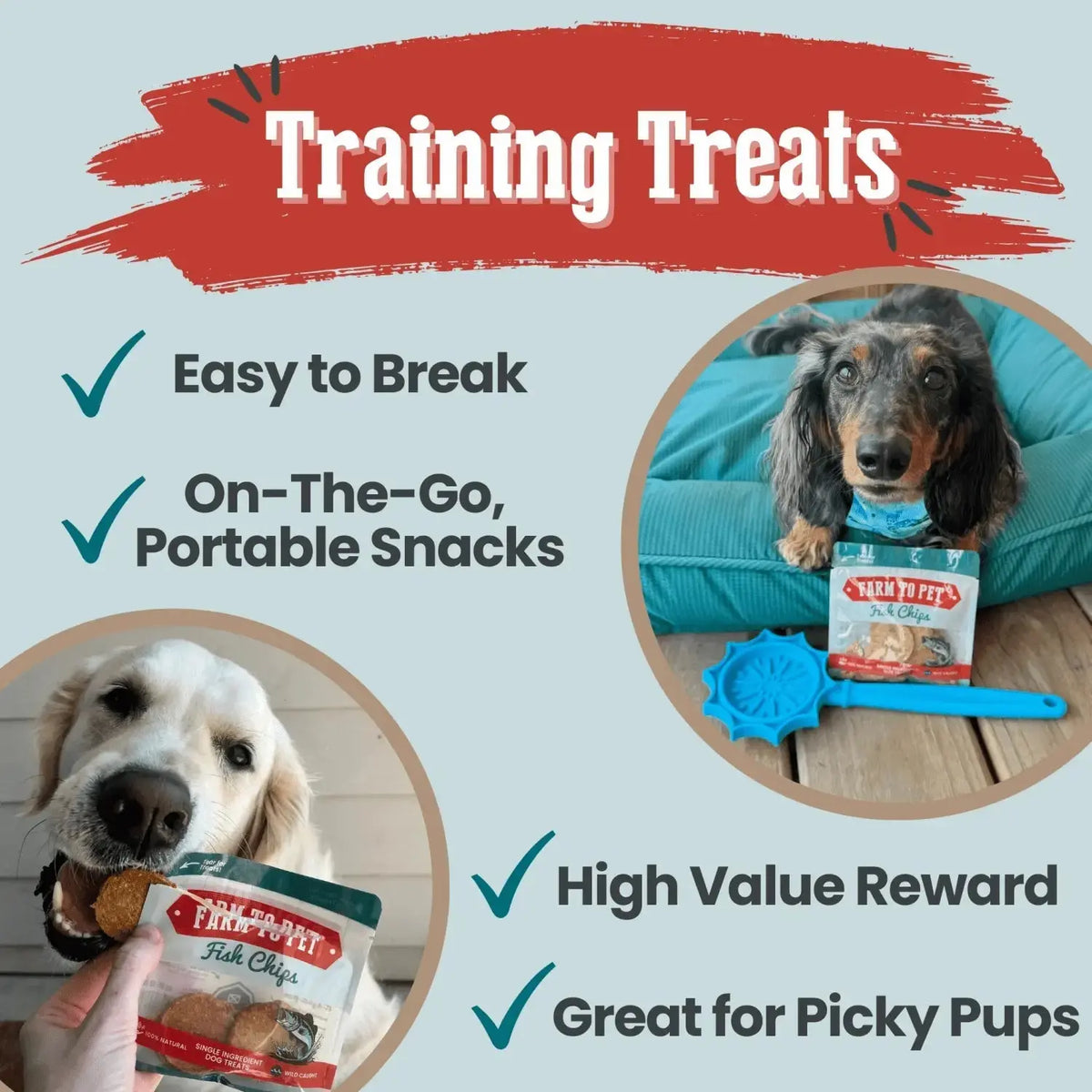 Walleye dog treats Snack Pack Bundles | Training & Travel - Snack Pack