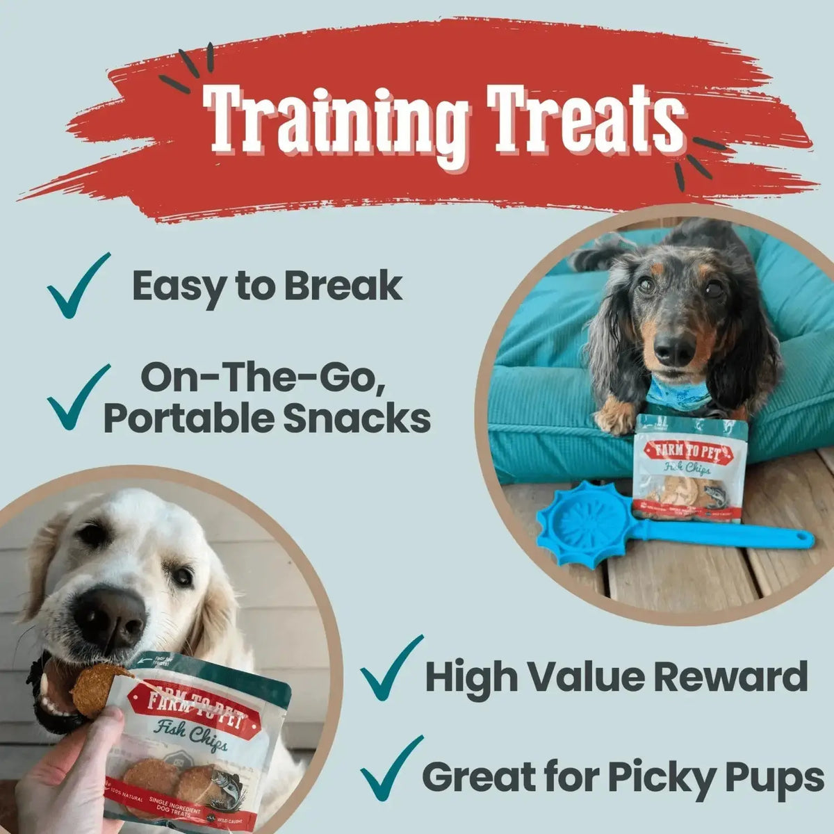 Walleye dog treats Snack Pack Bundles | Training & Travel - Snack Pack
