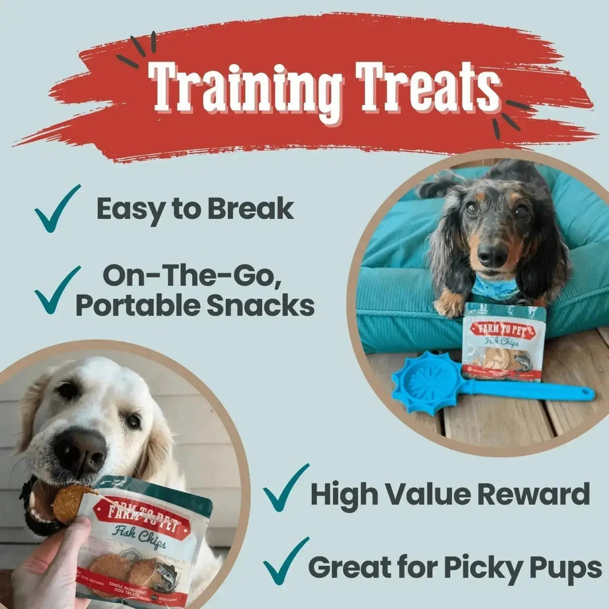 Walleye dog treats Snack Pack Bundles | Training & Travel - Snack Pack