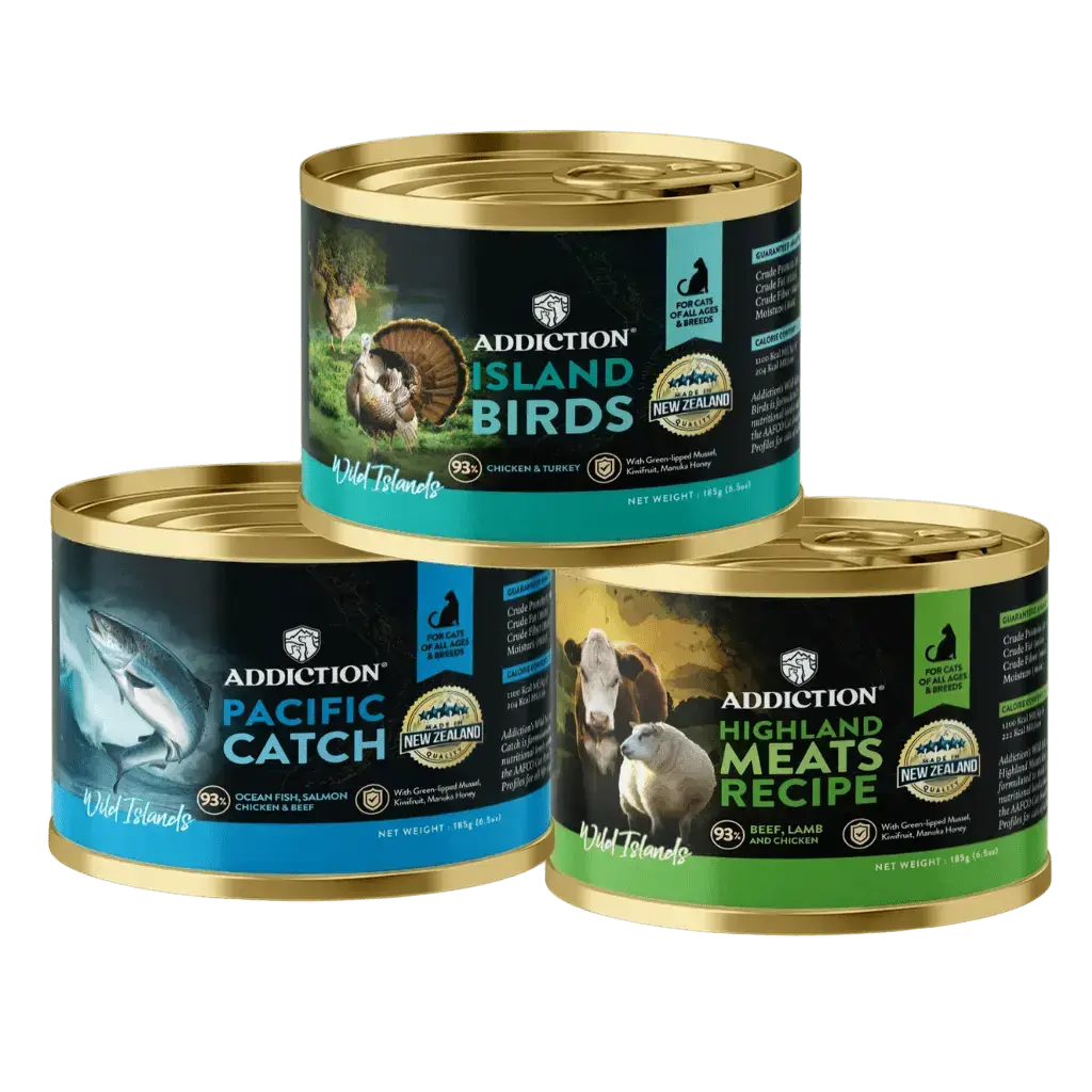 Wild Islands Canned Cat Food Mix Flavor Bundle 185g Addiction Pet Foods USA