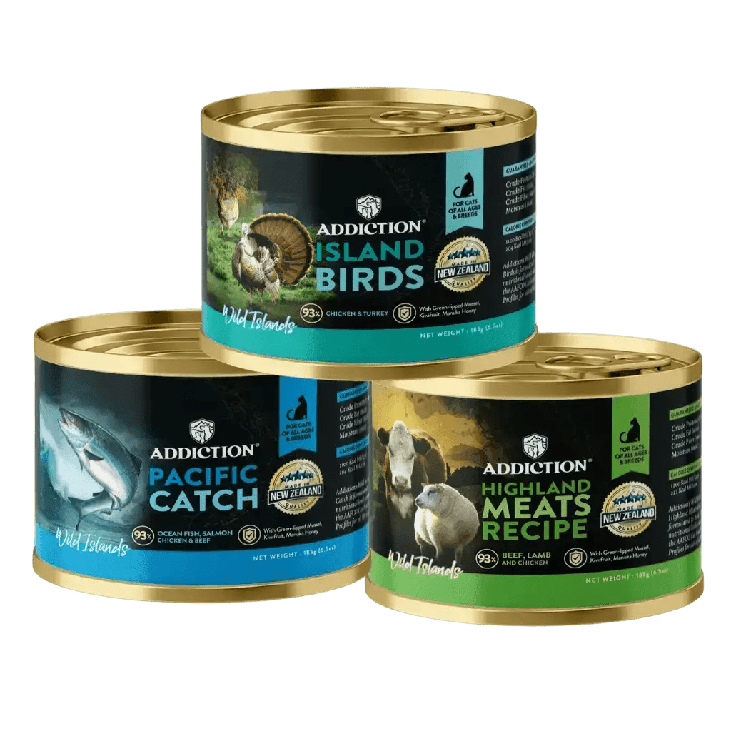 Wild Islands Canned Cat Food Mix Flavor Bundle 185g Addiction Pet Foods USA