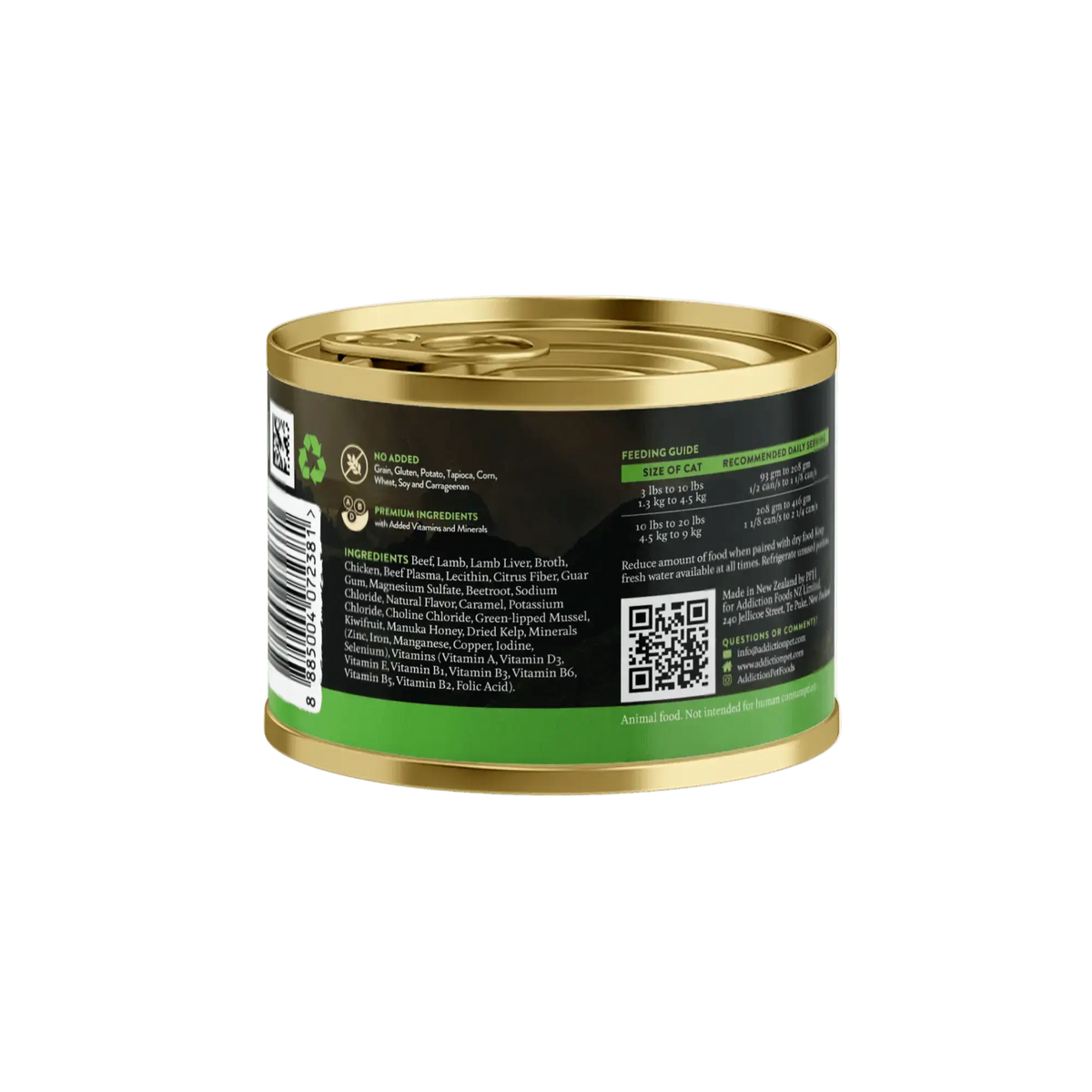 Wild Islands Highland Meats Premium Lamb & Beef Grain-Free Canned Cat Food Addiction Pet Foods USA