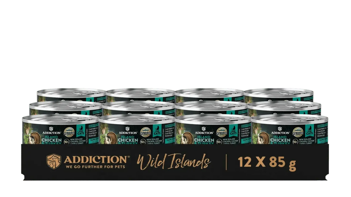 Wild Islands Island Birds Premium Chicken & Turkey Grain-Free Canned Cat Food Addiction Pet Foods USA