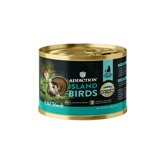 Wild Islands Island Birds Premium Chicken & Turkey Grain-Free Canned Cat Food Addiction Pet Foods USA