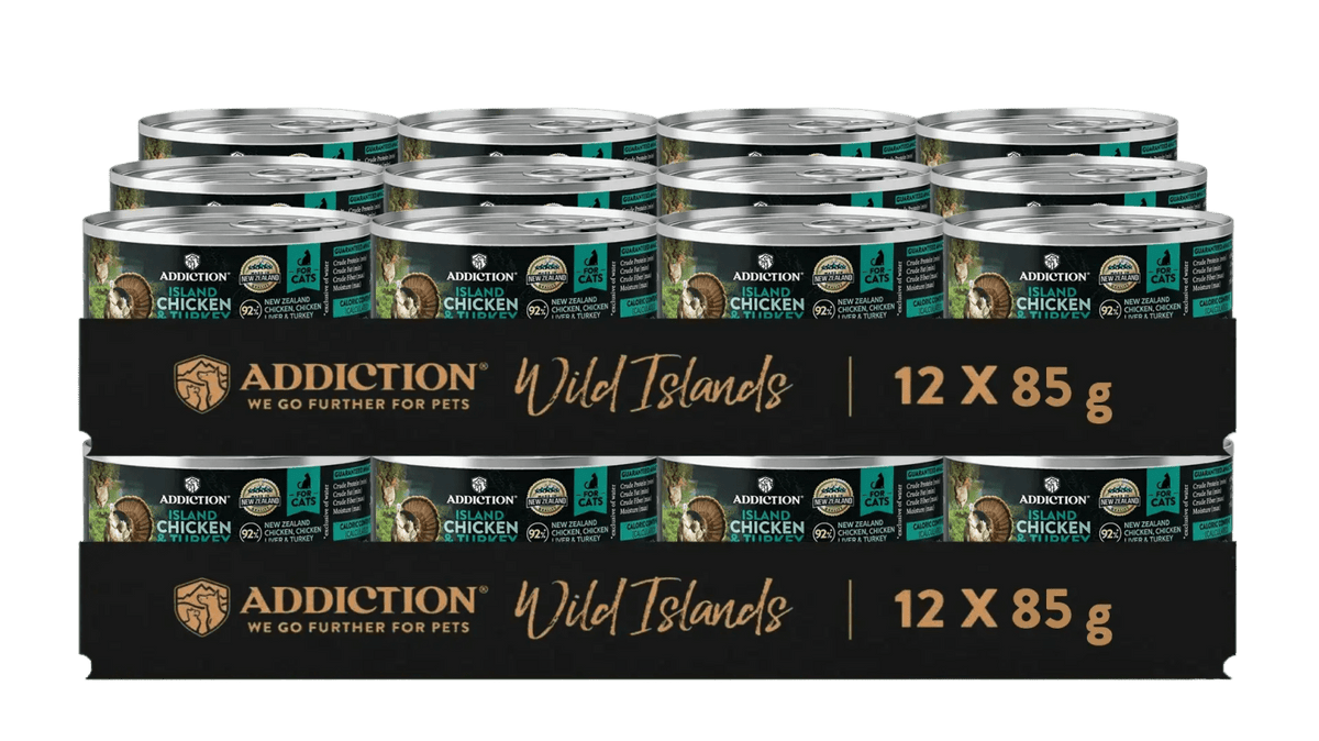 Wild Islands Island Birds Premium Chicken & Turkey Grain-Free Canned Cat Food Addiction Pet Foods USA