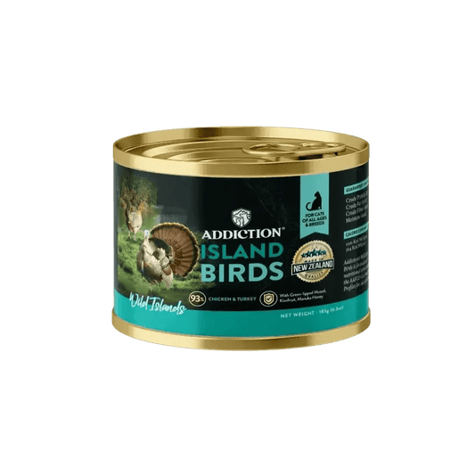 Wild Islands Island Birds Premium Chicken & Turkey Grain-Free Canned Cat Food Addiction Pet Foods USA