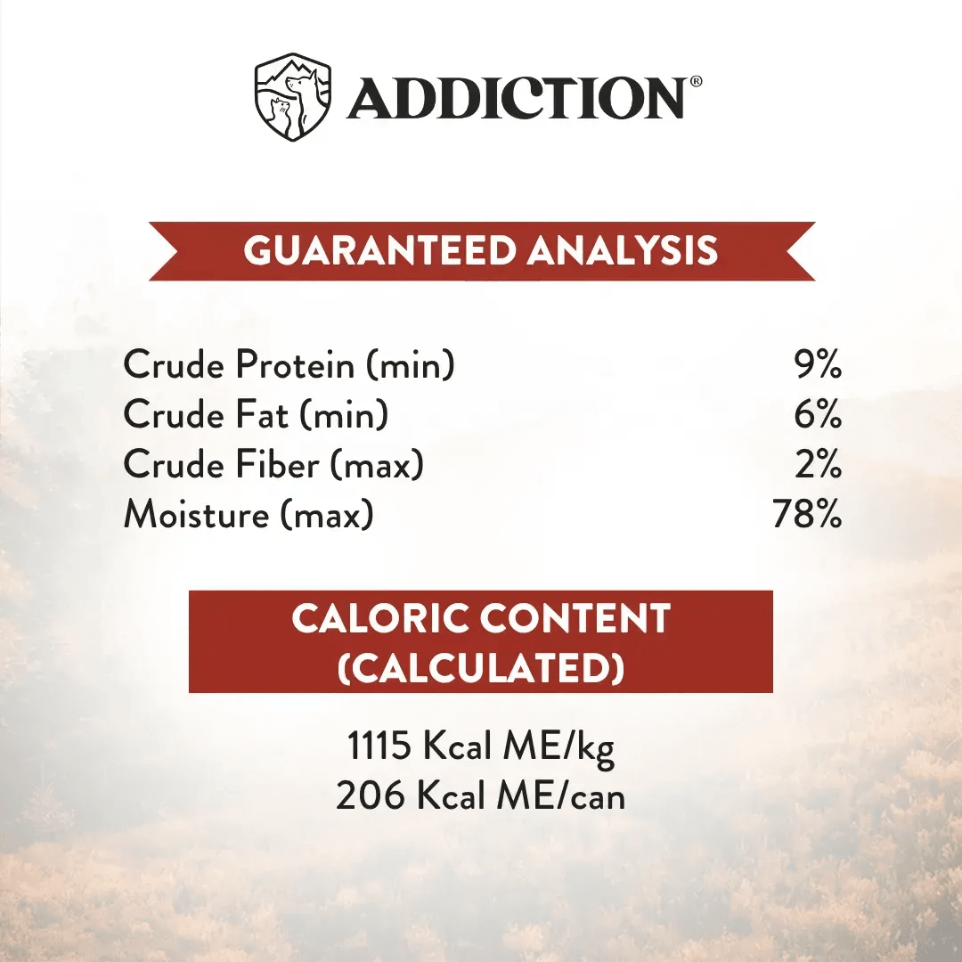 Wild Islands New Zealand Venison Recipe Premium Grain-free Canned Dog Food 185g Addiction Pet Foods USA