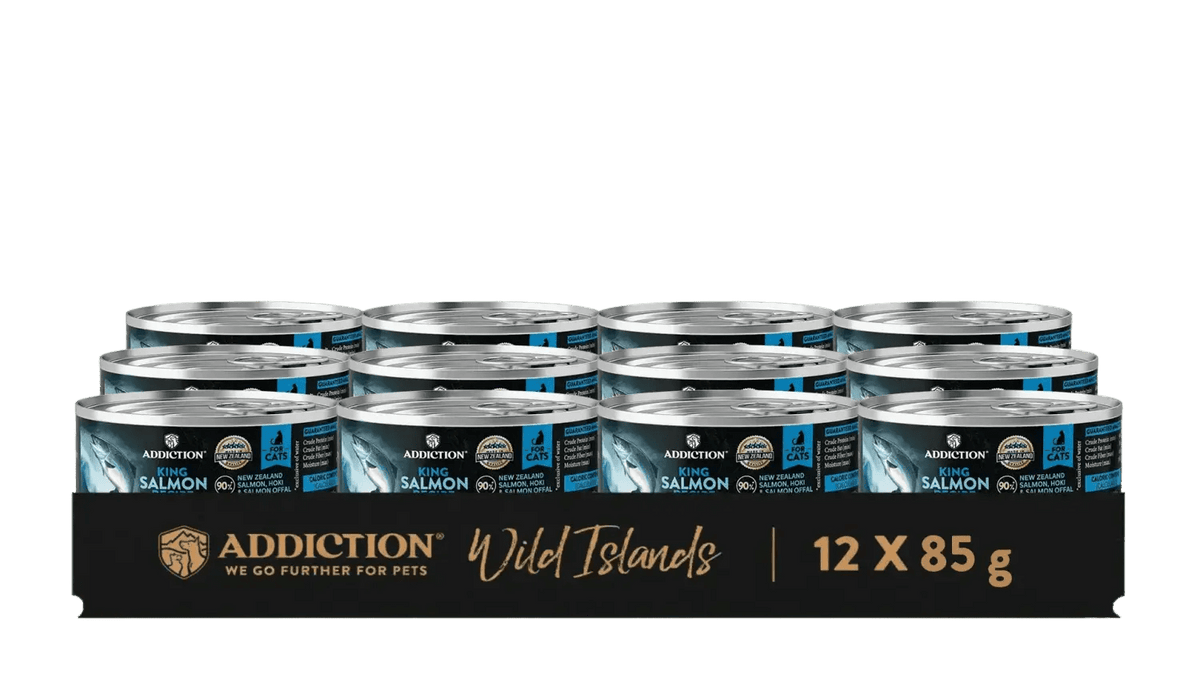 Wild Islands Pacific Catch Premium Ocean Fish & Salmon Grain-Free Canned Cat Food Addiction Pet Foods USA